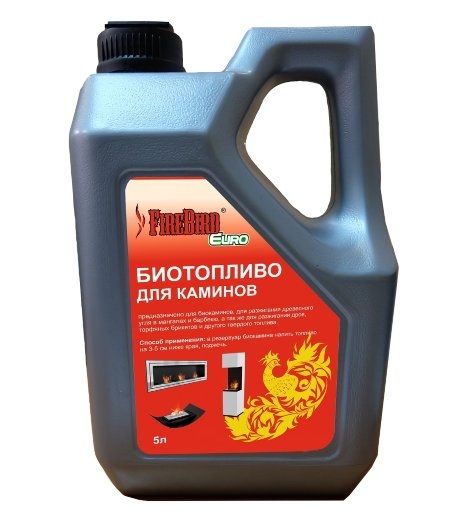 Биотопливо FireBird-EURO с вытягивающейся горловиной (5 литров) Биотопливо FireBird-EURO с вытягивающейся горловиной (5 литров)