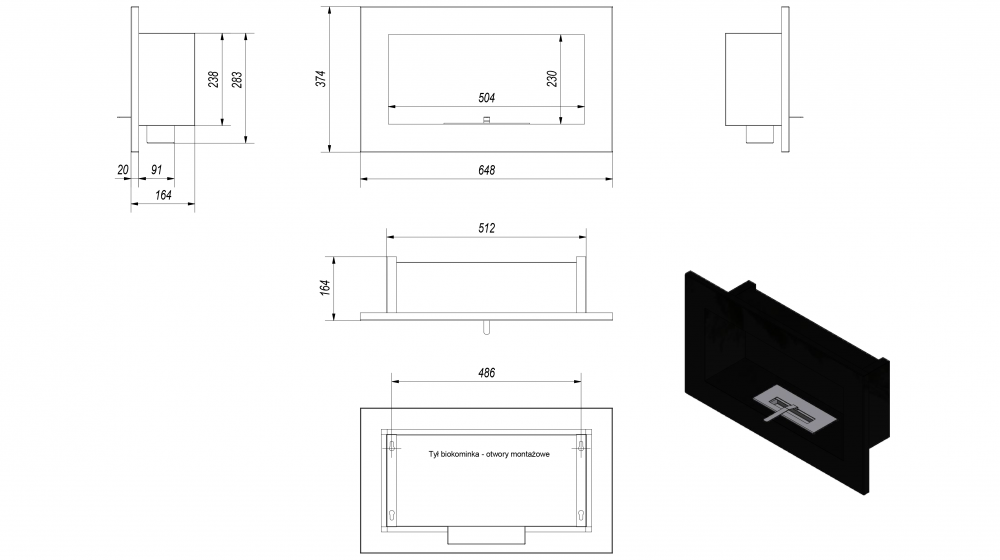  Kratki GOLF/CZARNY/HORIZONTAL/TUV ()