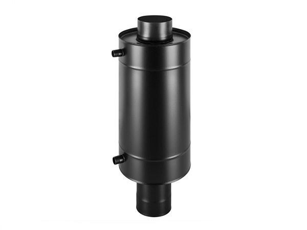 Теплообменник BLACK 12л на трубе д.115 штамп. (AISI 439) Теплообменник BLACK 12л на трубе д.115 штамп. (AISI 439)