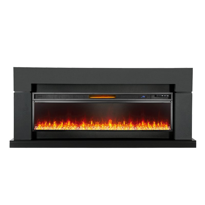 Каминокомплект Lindos Graphite Grey (линейный) с очагом Vision 60 LED Каминокомплект Lindos Graphite Grey (линейный) с очагом Vision 60 LED