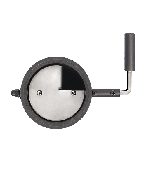 Шибер чугунный поворотный L-500 мм -120 мм Везувий Шибер чугунный поворотный L-500 мм -120 мм Везувий