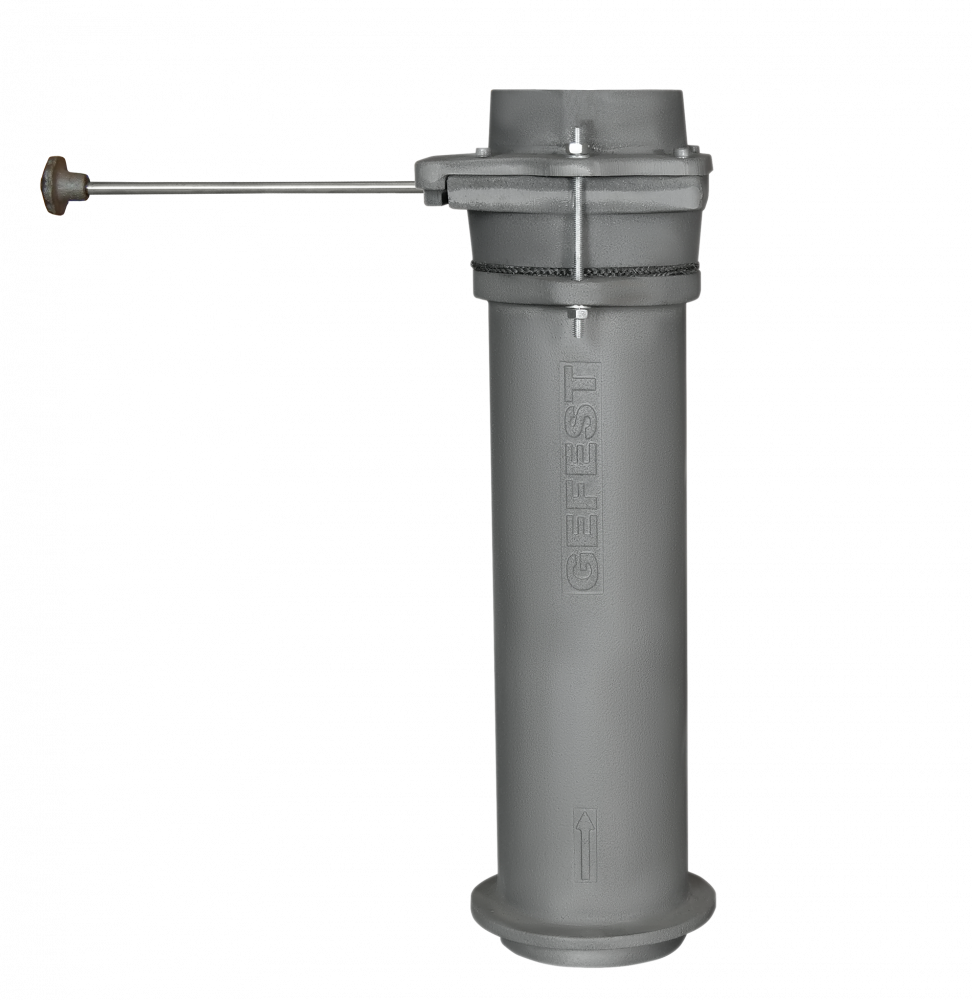 Чугунный шиберный модуль 130/500 Чугунный шиберный модуль 130/500